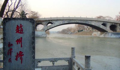 赵州桥位于哪里(赵州桥坐落在河北省赵县的什么河上)